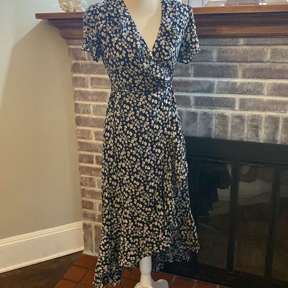 Free People - Lost + Wander Araceli Wrap Maxi Dress size SP - Picture 3 of 15